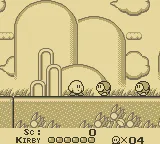 Kirby’s Dream Land gameplay on Game Boy
