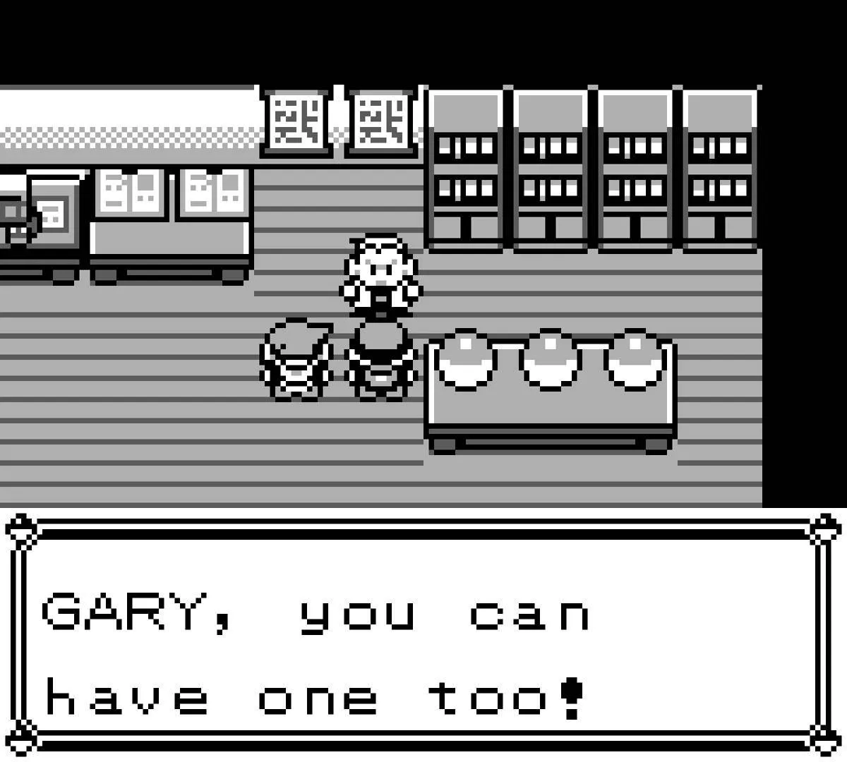 Pokémon Red/Blue gameplay on Game Boy