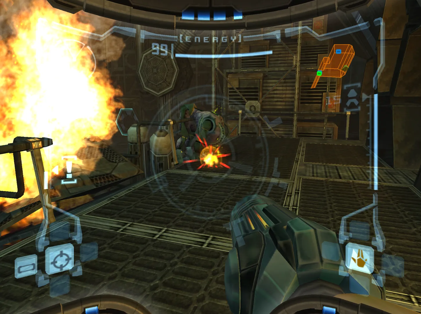 Metroid Prime gameplay on GameCube