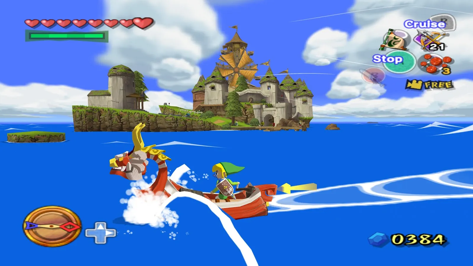 The Legend of Zelda: The Wind Waker gameplay on GameCube