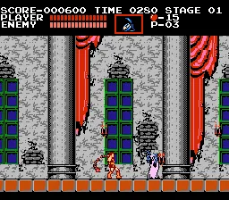 Castlevania gameplay on NES