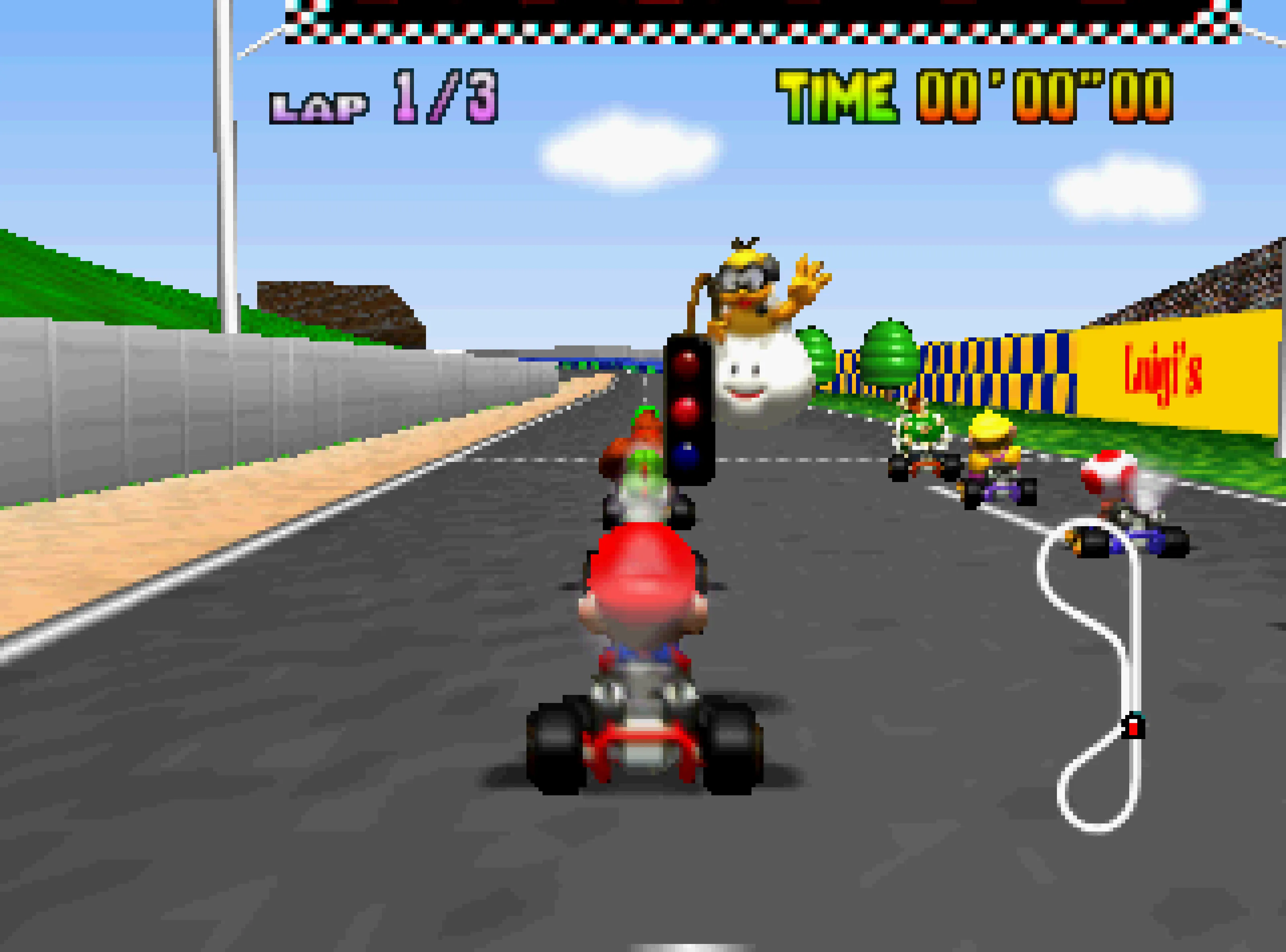 Mario Kart 64 gameplay on Nintendo 64