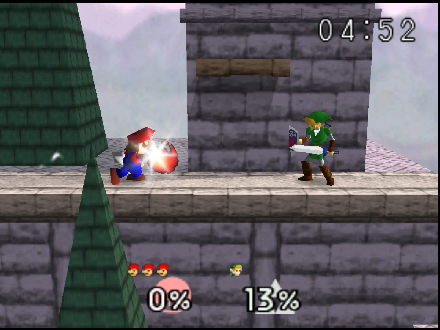 Super Smash Bros. gameplay on Nintendo 64