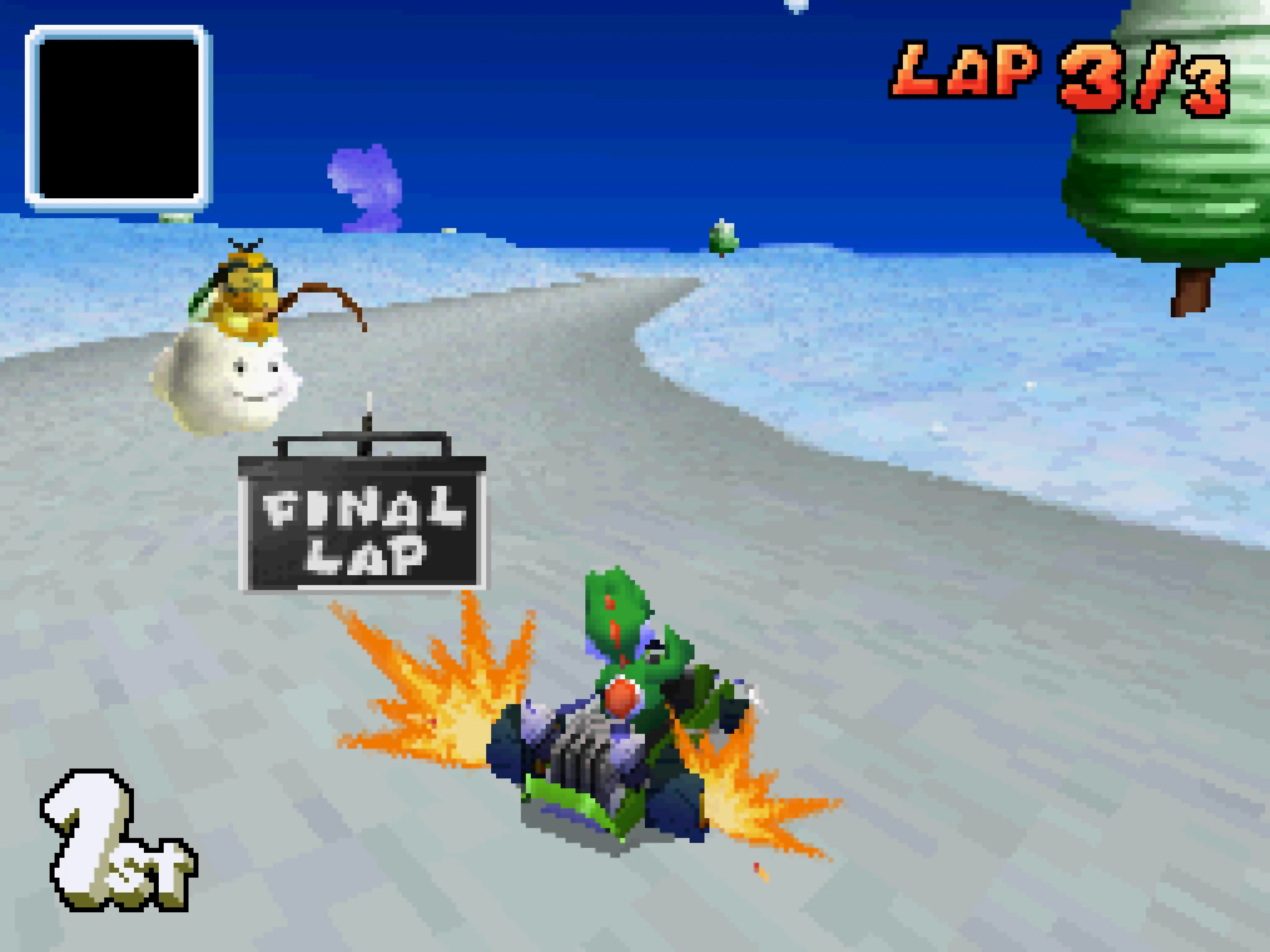 Mario Kart DS gameplay on Nintendo DS