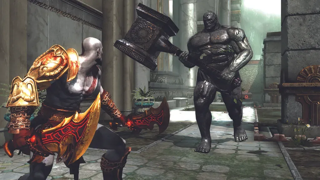 God of War III gameplay on the PlayStation 3