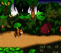 Donkey Kong Country gameplay on Super Nintendo