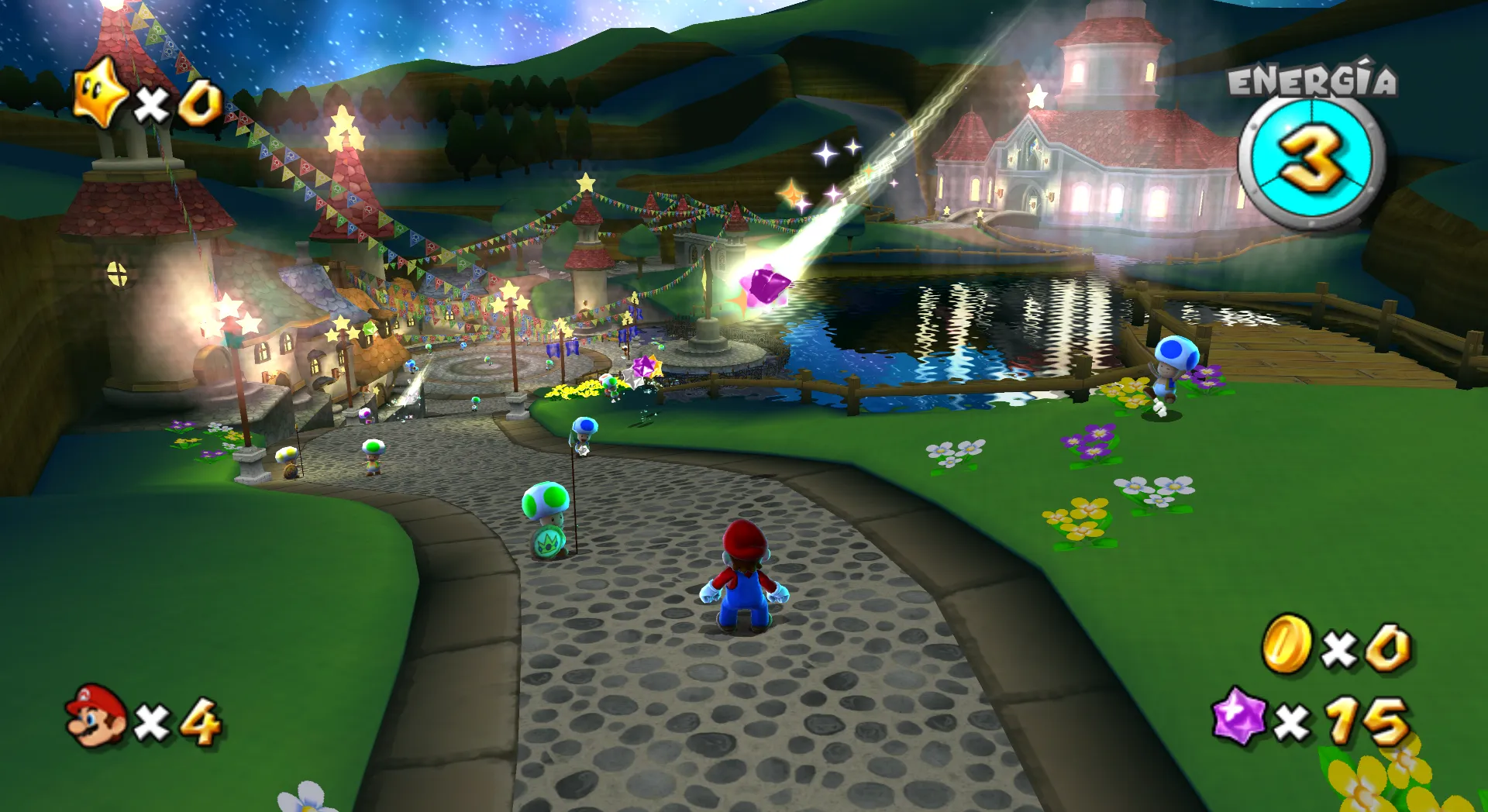 Super Mario Galaxy gameplay on Wii