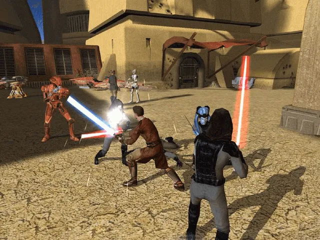 Star Wars: Knights of the Old Republic gameplay on the original Xbox